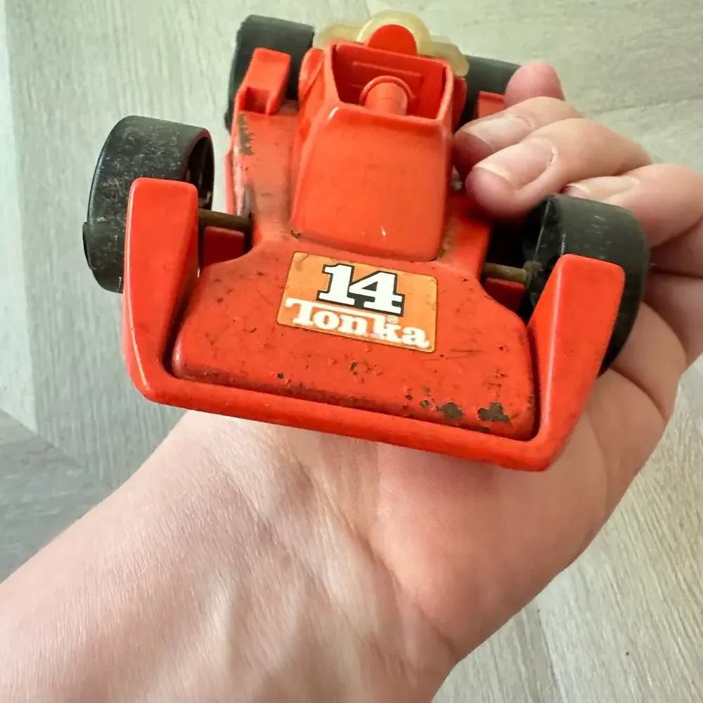 Vintage Tonka A J Foyt Racing Team Van Race Car 1979